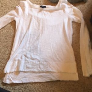 White long sleeve t-shirt